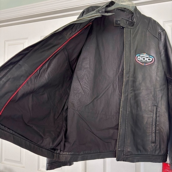 Designer Leather Jacket Burk's Bay 2022 Daytona 500 Champion Signed NWT NASCAR - Picture 6 of 10